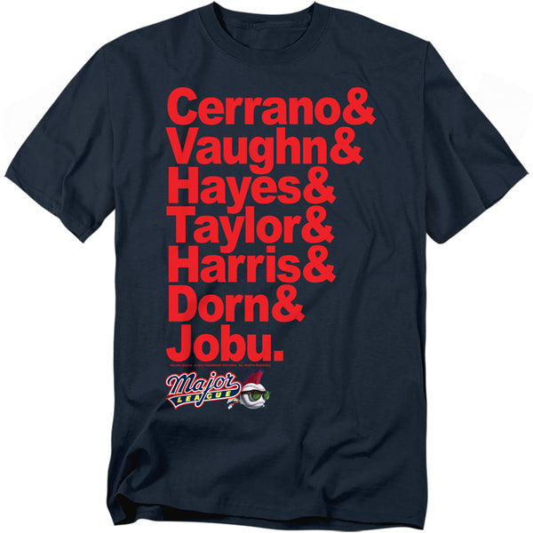 Major League - Team Roster Adult Regular Fit Short Sleeve