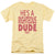 Ferris Bueller - Righteous Dude Adult Regular Fit Short Sleeve
