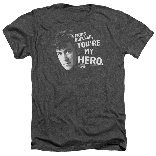 Ferris Bueller - My Hero Adult Regular Fit Heather Short Sleeve
