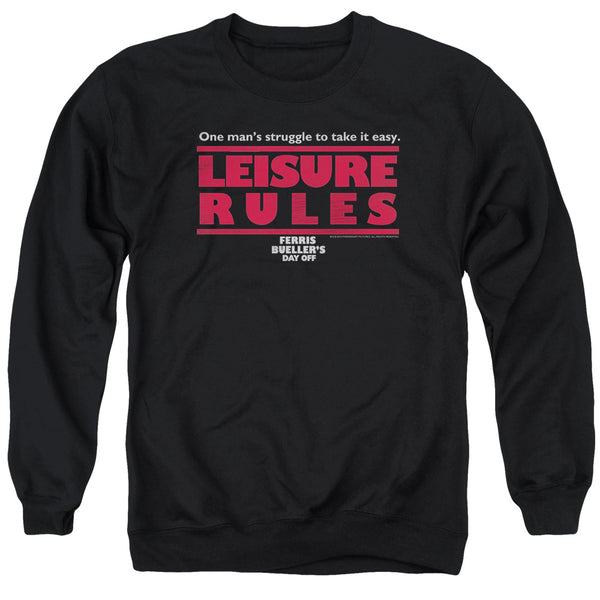 Ferris Bueller - Leisure Rules Adult Crewneck Sweatshirt