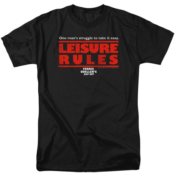Ferris Bueller - Leisure Rules Adult Regular Fit Short Sleeve
