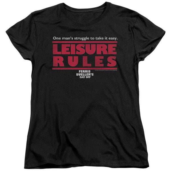 Ferris Bueller - Leisure Rules Women's Short Sleeve