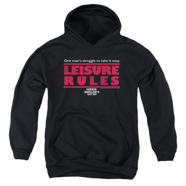 Ferris Bueller - Leisure Rules Youth Hooded Sweatshirt