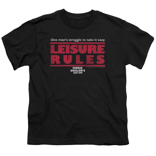 Ferris Bueller - Leisure Rules Youth Short Sleeve