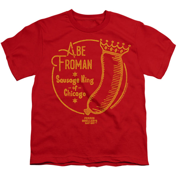 Ferris Bueller - Abe Froman Youth Short Sleeve