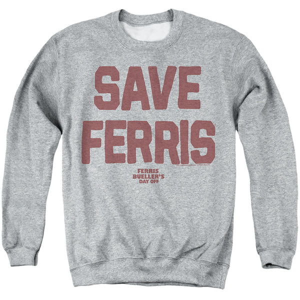 Ferris Bueller - The Save Ferris Adult Crewneck Sweatshirt