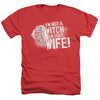 Princess Bride - Not A Witch Adult Regular Fit Heather Short Sleeve