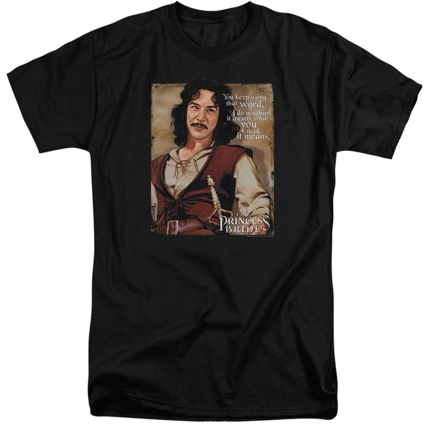 Princess Bride - Word Adult Tall Fit Short Sleeve