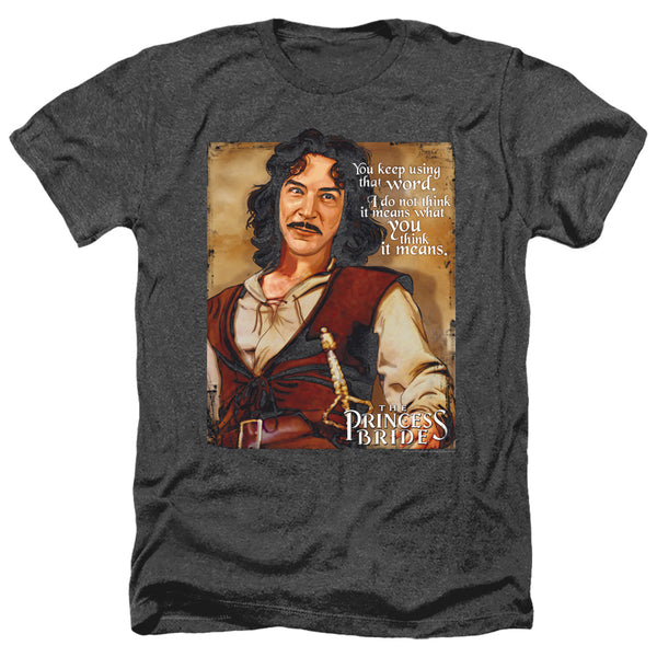Princess Bride - Word Adult Regular Fit Heather Short Sleeve