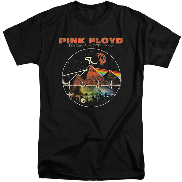 Pink Floyd - Vintage Pyramids Adult Tall Fit Short Sleeve