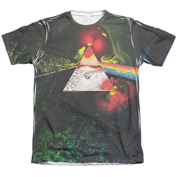 Pink Floyd - Dark Side Of The Moon Adult Regular Fit Short Sleeve 65 - 35 Poly - Cotton