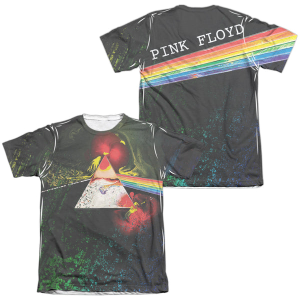 Pink Floyd - Dark Side Of The Moon (Front - Back Print) Adult Regular Fit Short Sleeve 65 - 35 Poly - Cotton