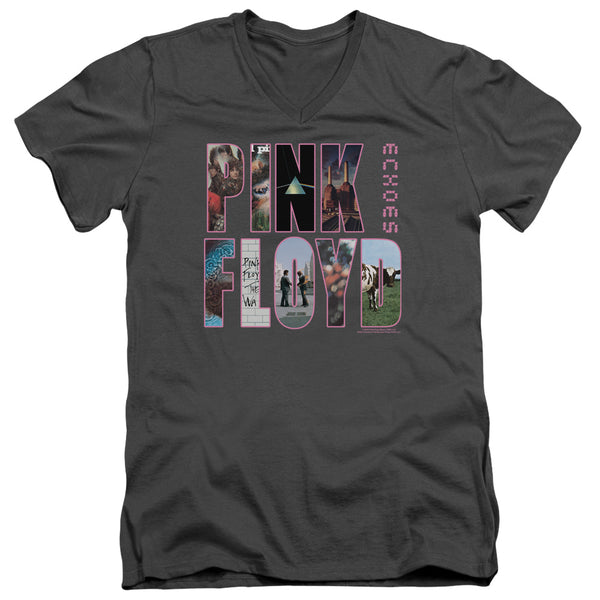 Pink Floyd - Cover Adult Slim Fit V Neck Cotton