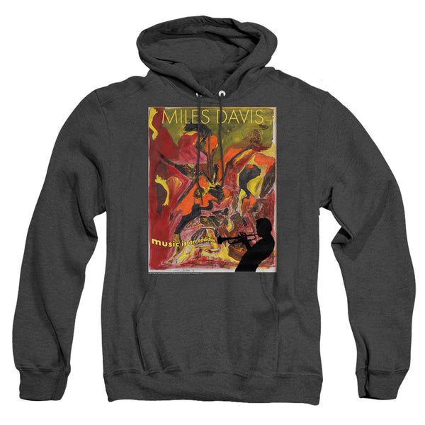 Miles Davis - Music Is An Addiction Adult Heather Hoodie