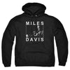 Miles Davis - Monochrome Adult Pullover Hoodie