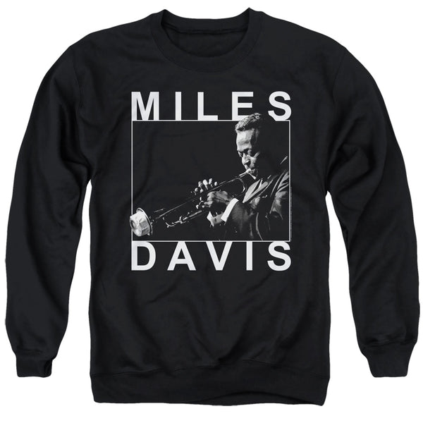 Miles Davis - Monochrome Adult Crewneck Sweatshirt