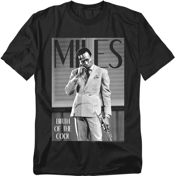 Miles Davis - Simply Cool Adult Regular Fit Short Sleeve