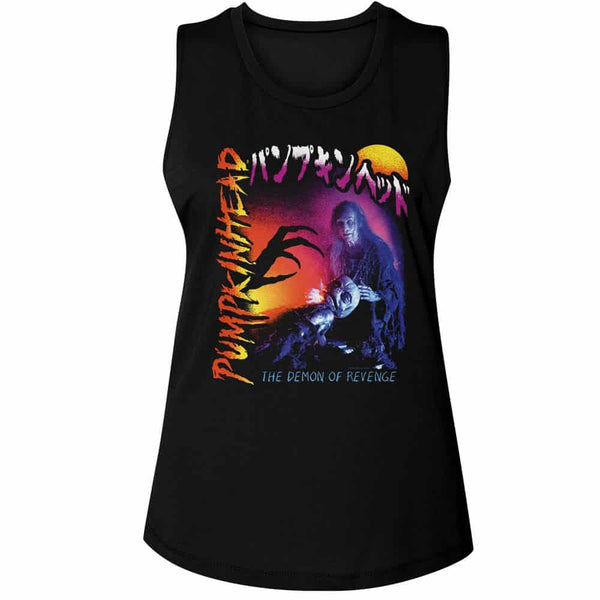 Pumpkinhead Demon Of Revenge-Ladies Muscle Tank