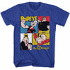 Popeye Character Squares- S/S Tshirt