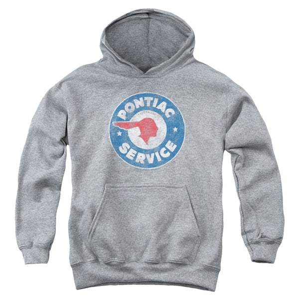 Pontiac - Vintage Pontiac Service Youth Hooded Sweatshirt