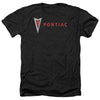 Pontiac - Modern Pontiac Arrowhead Adult Regular Fit Heather Short Sleeve