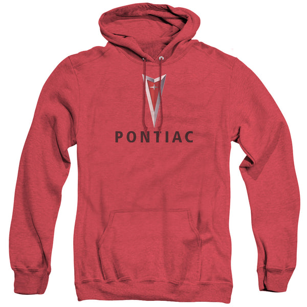 Pontiac - Centered Arrowhead Adult Heather Hoodie