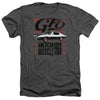 Pontiac - GTO Flames Adult Regular Fit Heather Short Sleeve
