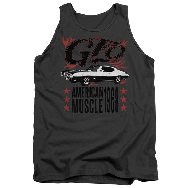 Pontiac - GTO Flames Adult Tank Top