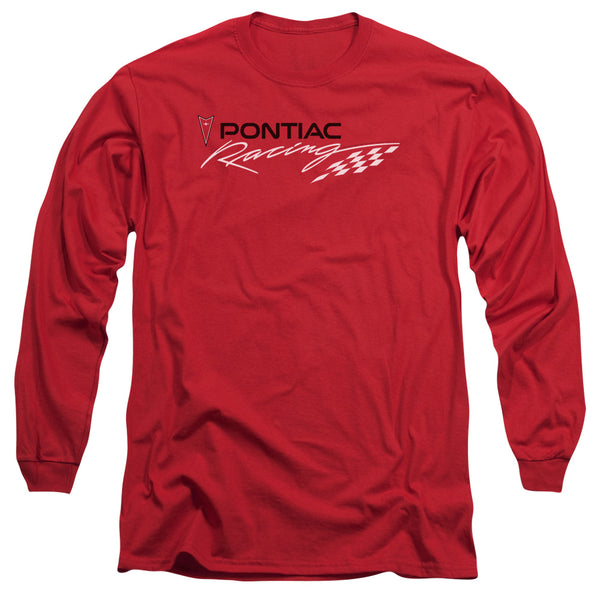 Pontiac - Red Pontiac Racing Adult Long Sleeve