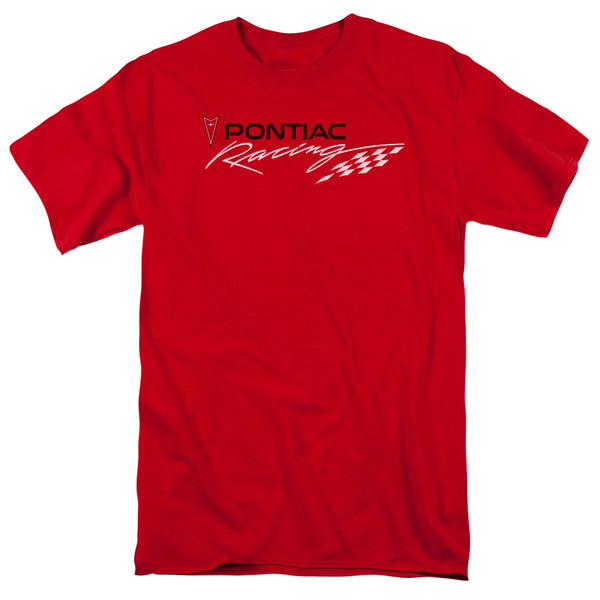 Pontiac - Red Pontiac Racing Adult Regular Fit Short Sleeve