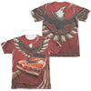 Pontiac - Firebird Flames (Front - Back Print) Adult Regular Fit Short Sleeve 65 - 35 Poly - Cotton