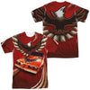 Pontiac - Firebird Flames (Front - Back Print) Adult Regular Fit Short Sleeve 100% Poly