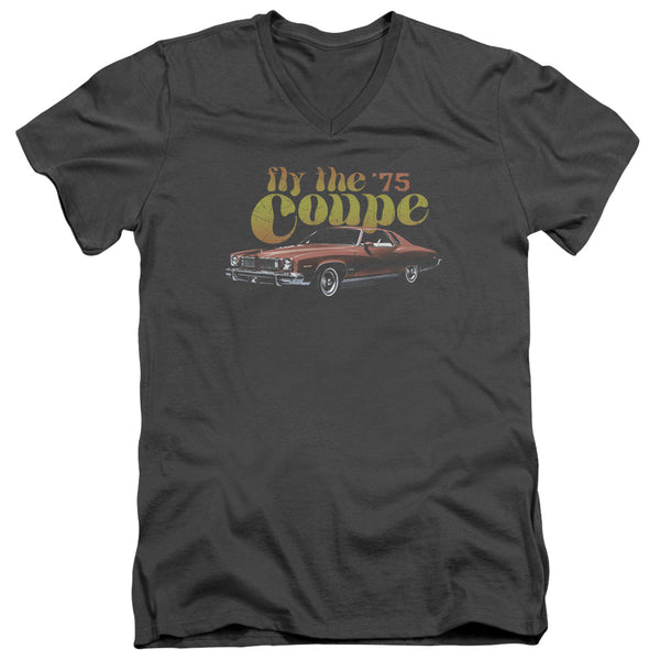 Pontiac - Fly The Coupe Adult Slim Fit V Neck Cotton