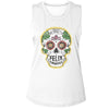 Rocky Felix Chavez Skull-Ladies Muscle Tank