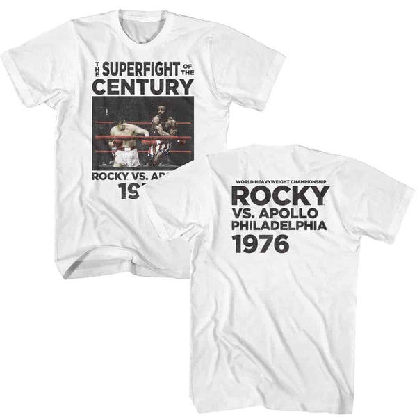 Rocky Superfight Of The Century 1976- S/S Tshirt - 2-Sided