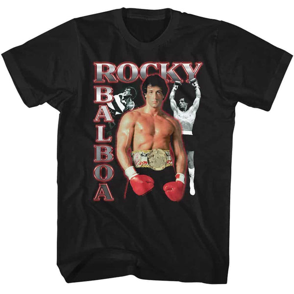 Rocky Three Photos Collage- S/S Tshirt