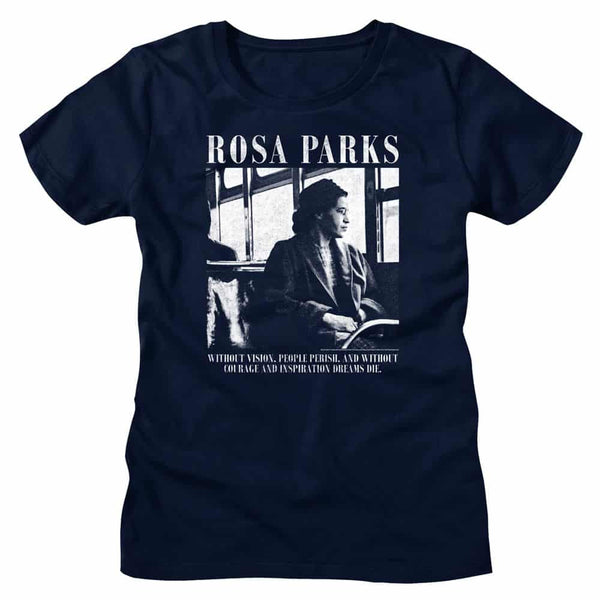Rosa Parks Vision And Courage-Ladies S/S Tshirt