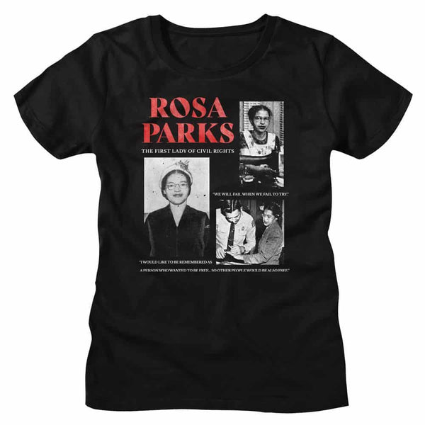 Rosa Parks Multi Pic-Ladies S/S Tshirt