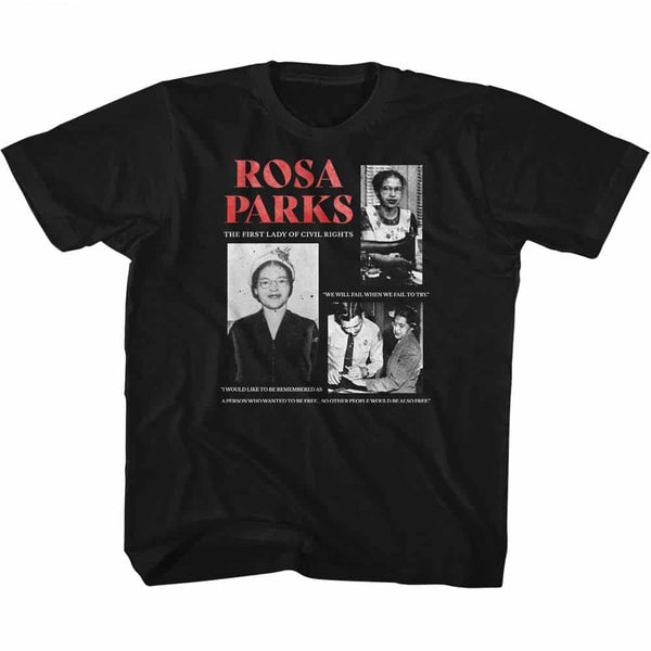 Rosa Parks Multi Pic-Youth S/S Tshirt