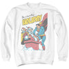 Superman - Christmas Holiday Hero Comic Cover Adult Crewneck Sweatshirt