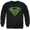 Superman - St. Patrick's Day Shamrock Logo Adult Crewneck Sweatshirt