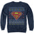 Superman - Ugly Christmas Logo Adult Crewneck Sweatshirt