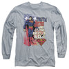 Superman - Truth Justice Adult Long Sleeve Shirt