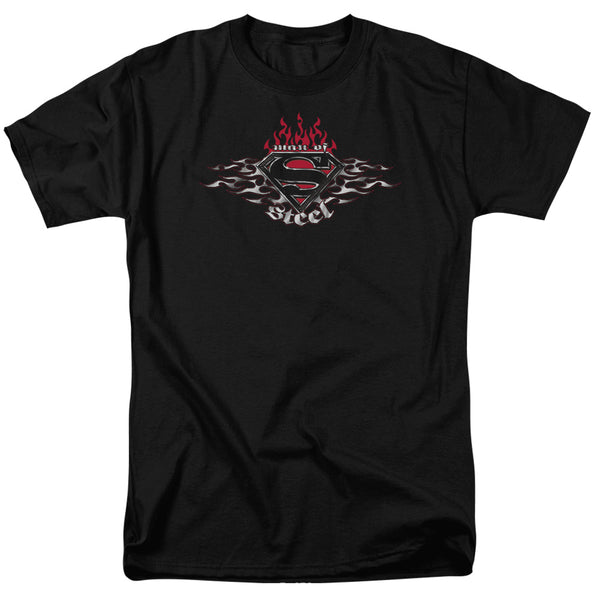 Superman - Steel Flames Shield Short-Sleeve Shirt