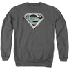 Superman - Circuitry Logo Adult Crewneck Sweatshirt