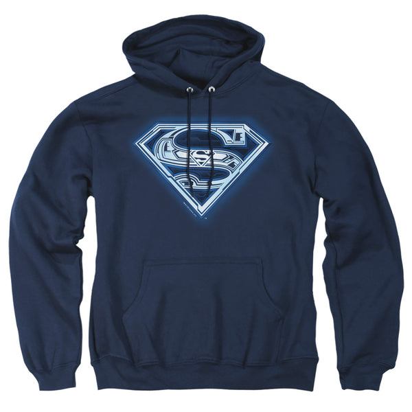 Superman - Cyber Shield Adult Pull Over Hoodie
