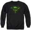 Superman - Circuits Shield Adult Crewneck Sweatshirt