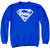 Superman - Ice And Snow Shield Adult Crewneck Sweatshirt