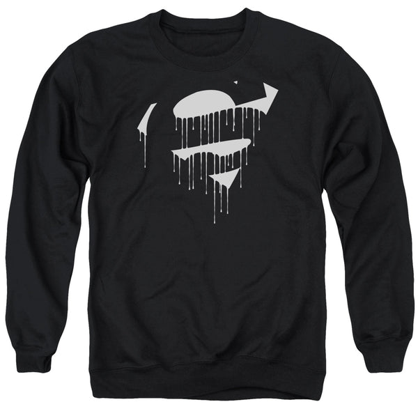 Superman - Dripping Shield Adult Crewneck Sweatshirt