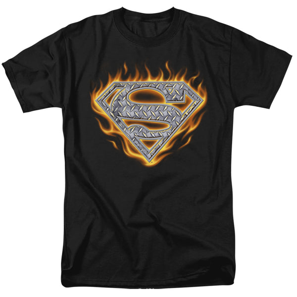 Superman - Steel Fire Shield Short-Sleeve Shirt